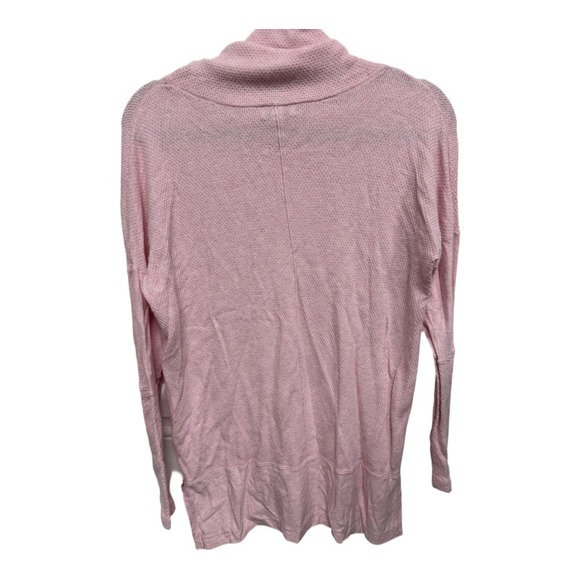 Kinross Cashmere Pink Cashmere Blend Mock Neck Sweater Pink Size Small - Picture 2 of 5